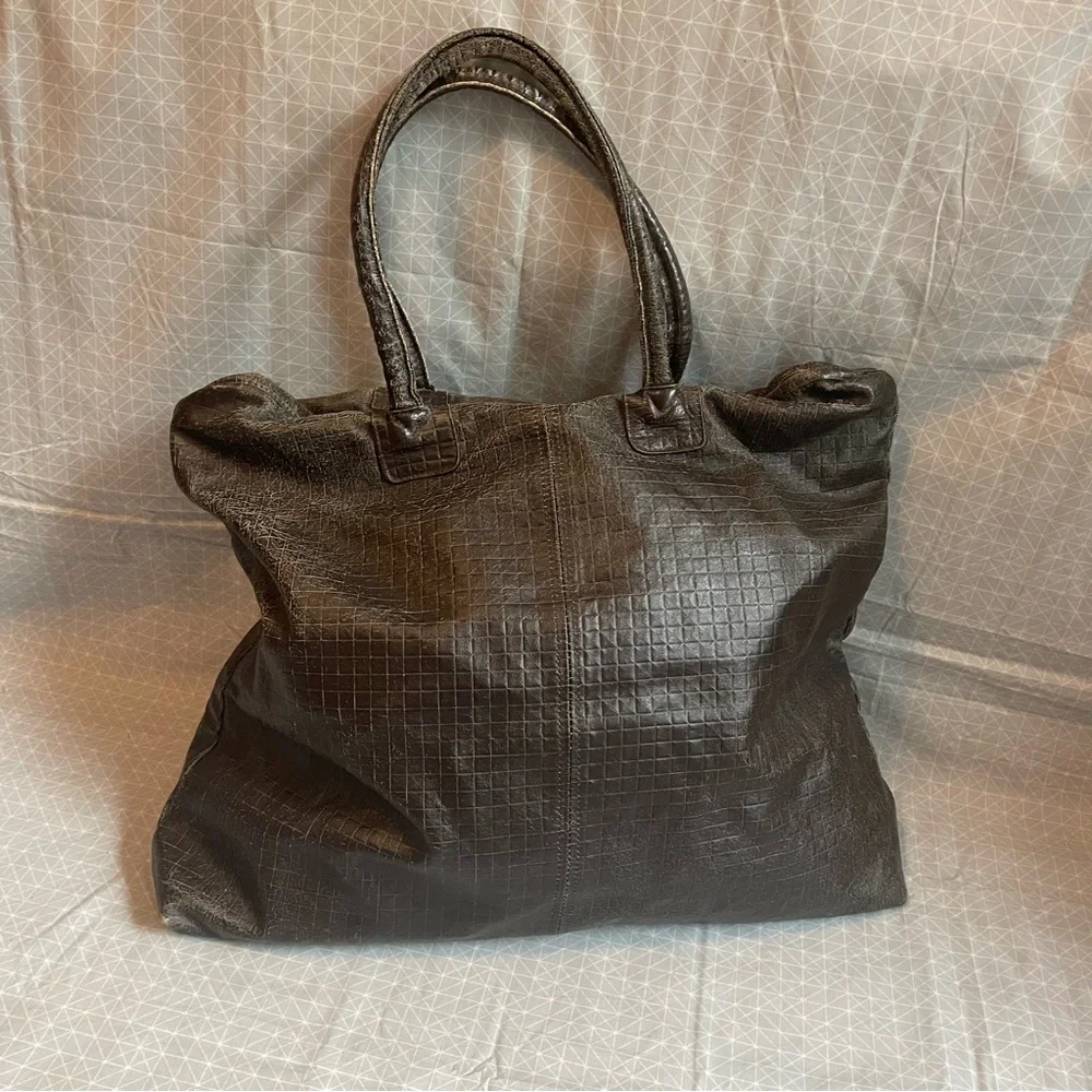 Jas MB London Leather Weekender Travel Bag